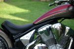 The shaped seat and the tank